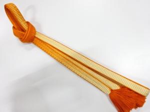 正絹　撚り房　手組帯締め